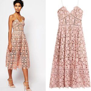Self Portrait Azaelea Dress blush pastel pink